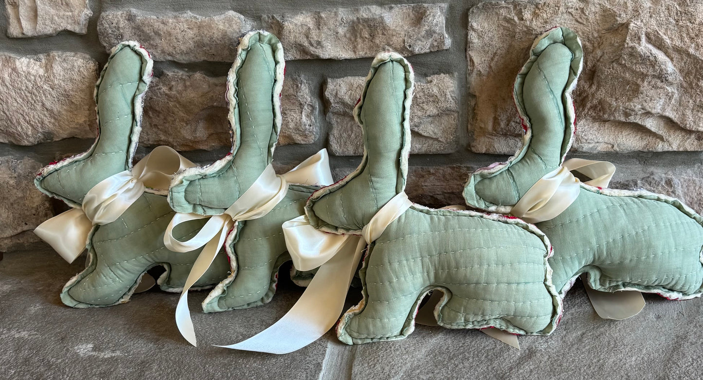 Sweet Embroidery Bunny Sitter