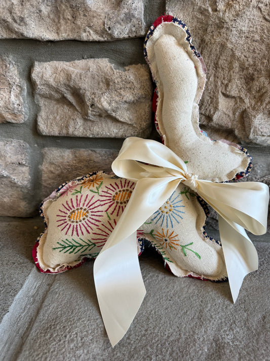 Sweet Embroidery Bunny Sitter