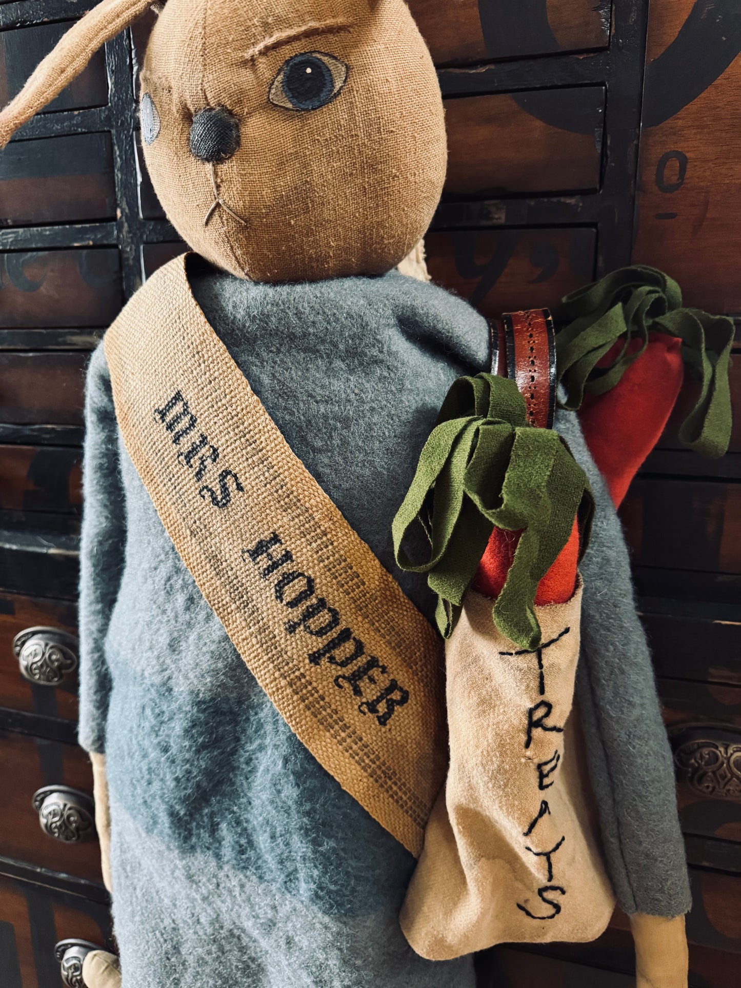 Mrs. Hopper Rabbit Doll