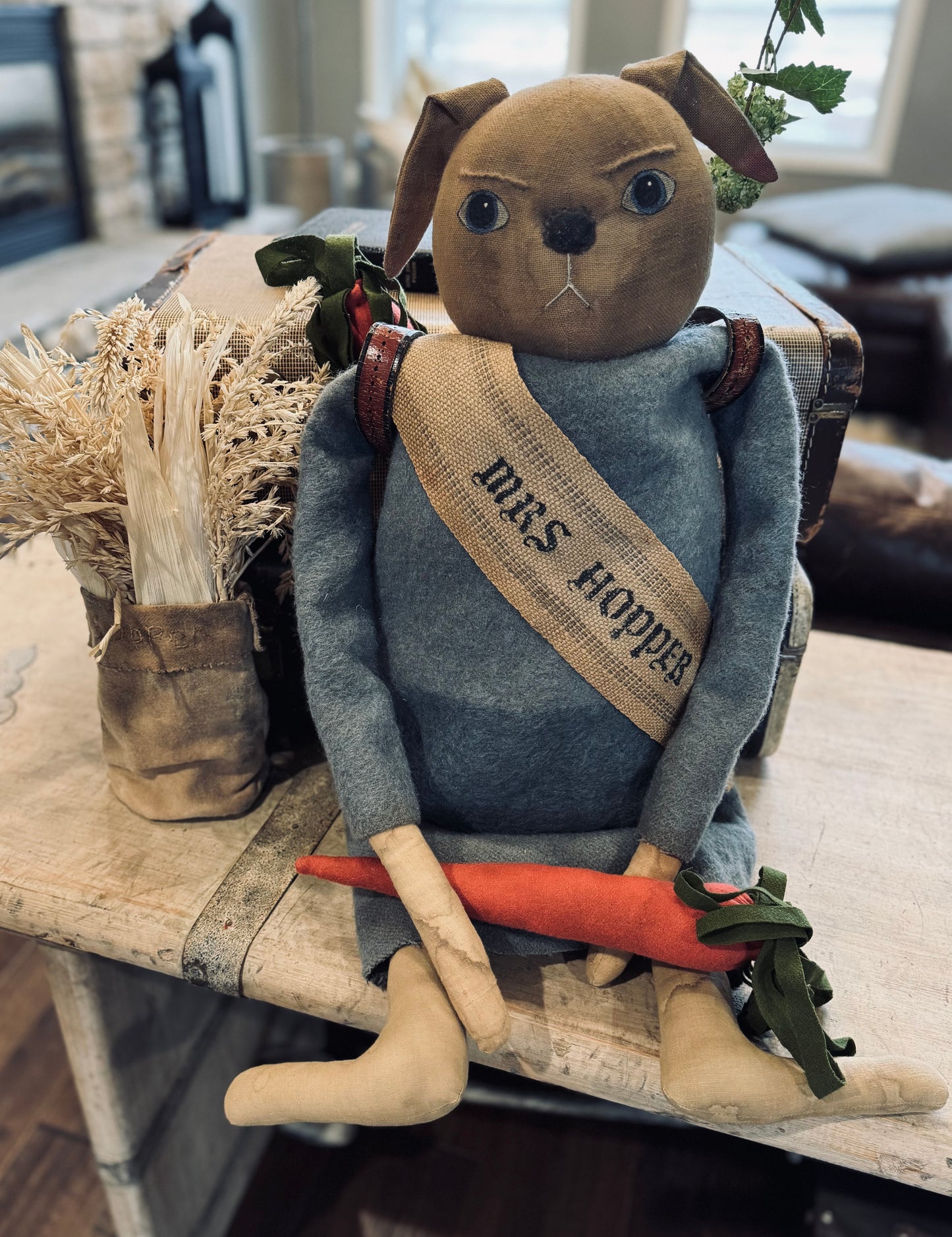 Mrs. Hopper Rabbit Doll