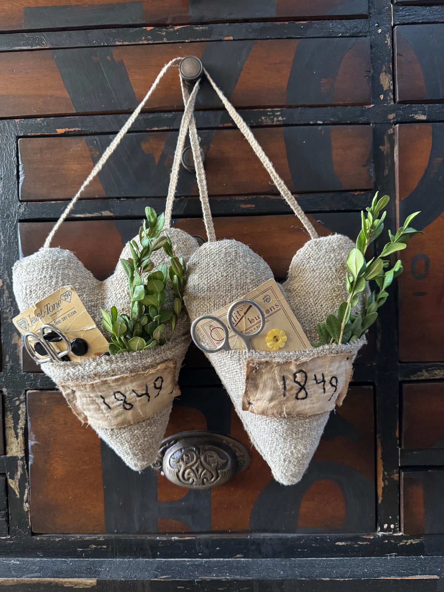 European Grain Sack Heart